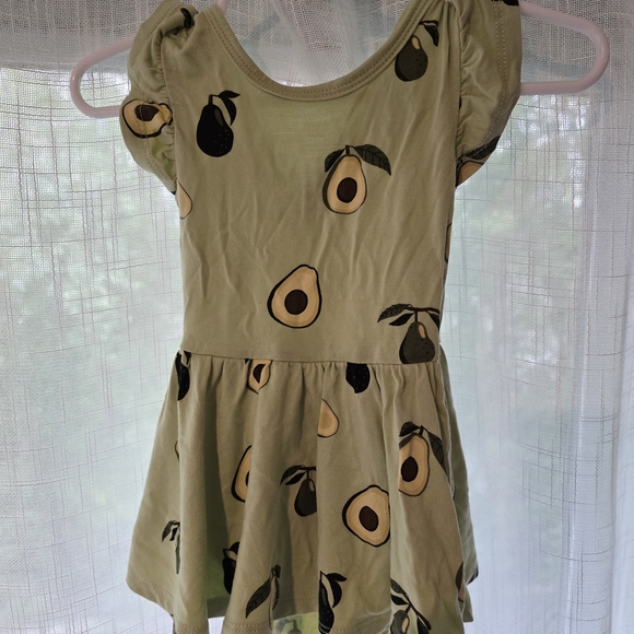 Kyte Baby Twirl Dress In Avocado - 3-6mo - Picture 4 of 5